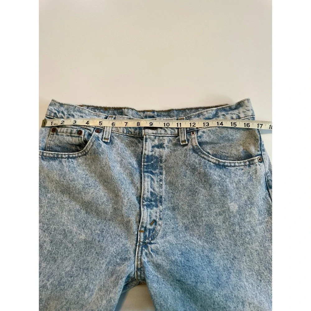 Vintage Levi's 505 Mens Acid Wash Blue Denim Jeans‎ Vintage USA 36 x 34